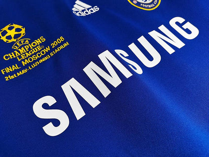 2007-08 Chelsea Home Football Kit-Champions League final (S~2XL)