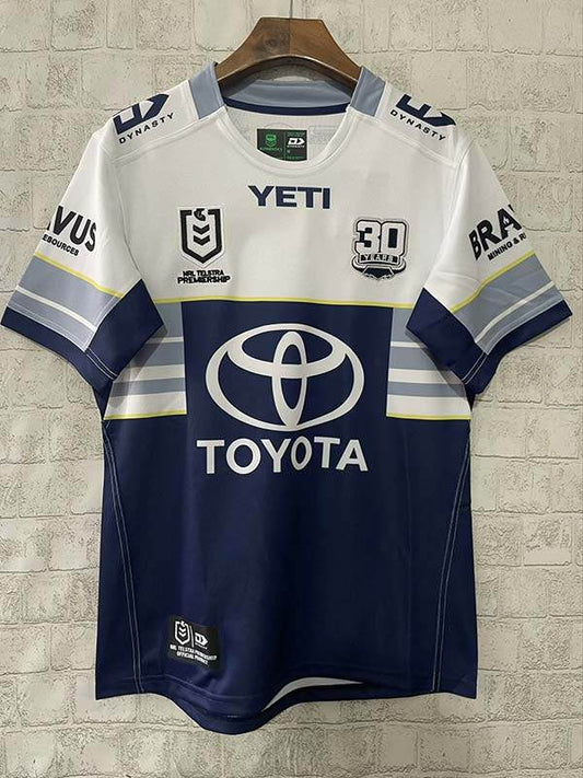 NRL North Queensland Cowboys 2025 Mens Replica Away Rugby Football Jersey (S-5XL) - AIDK Sport