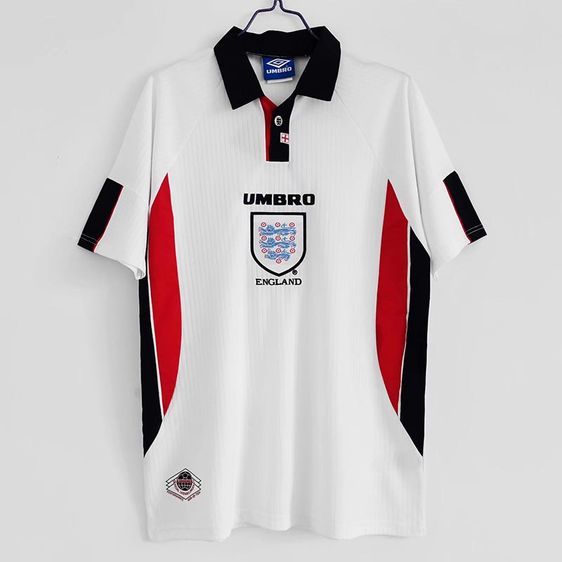 1998 England Home Retro Football Jersey 1:1 Copy (S~2XL)