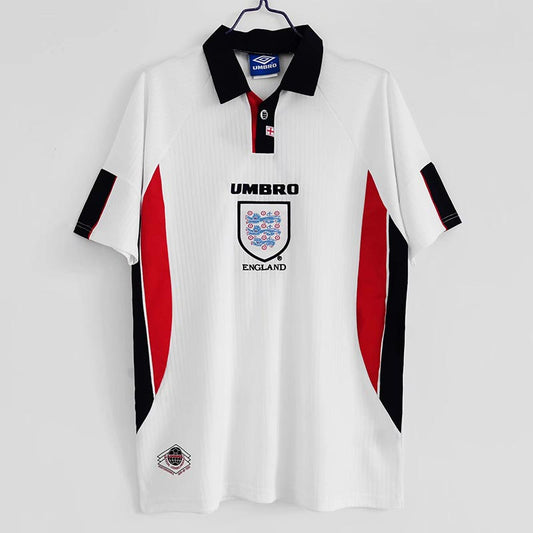 1998 England Home Retro Football Jersey 1:1 Copy (S~2XL)