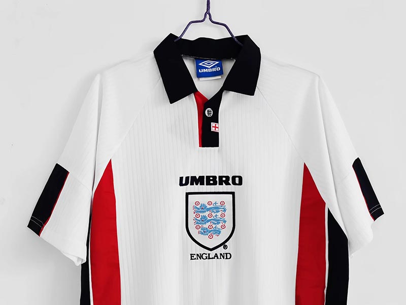 1998 England Home Retro Football Jersey 1:1 Copy (S~2XL)