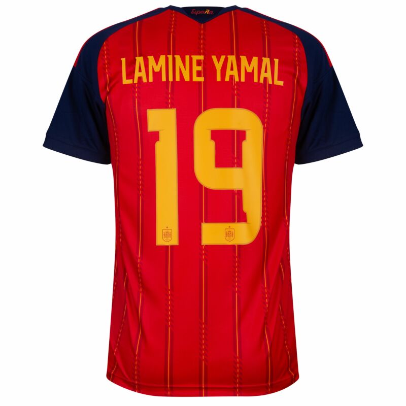 adidas Spain Home Lamine Yamal 19 Shirt 2026-2027 (Fan Version)