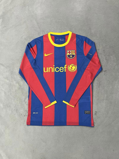 2010-2011 Barcelona Home Football Jersey Long Sleeve 1:1 Thai Quality (S~2XL)