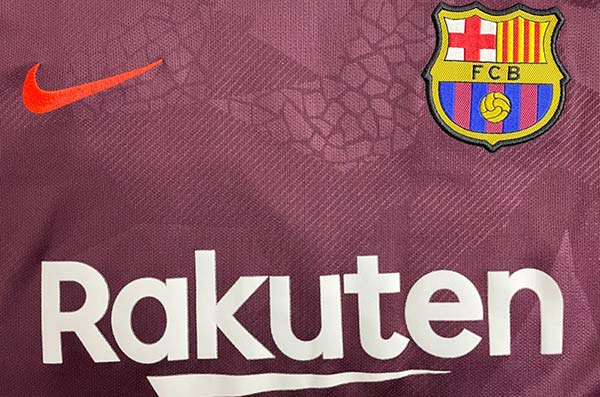 2017-2018 Barcelona Third Football Jersey 1:1 Thai Quality (S~2XL)