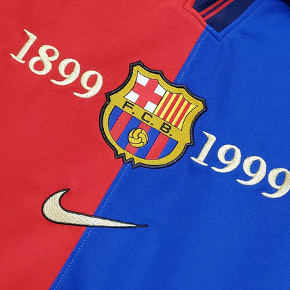 Barcelona Retro 1999-00 Centenary Home Football Jersey 1:1 Thai Quality (S~2XL)