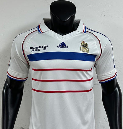 1998 World Cup France Away Retro Football Jersey 1:1 Copy (S~2XL)