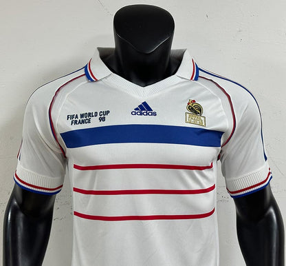 1998 World Cup France Away Retro Football Jersey 1:1 Copy (S~2XL)