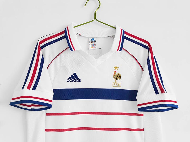 1998 France Away Retro Football Jersey 1:1 Copy (S~2XL)