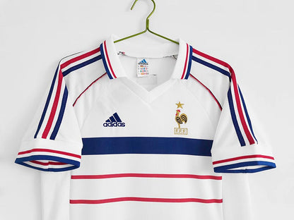 1998 France Away Retro Football Jersey 1:1 Copy (S~2XL)