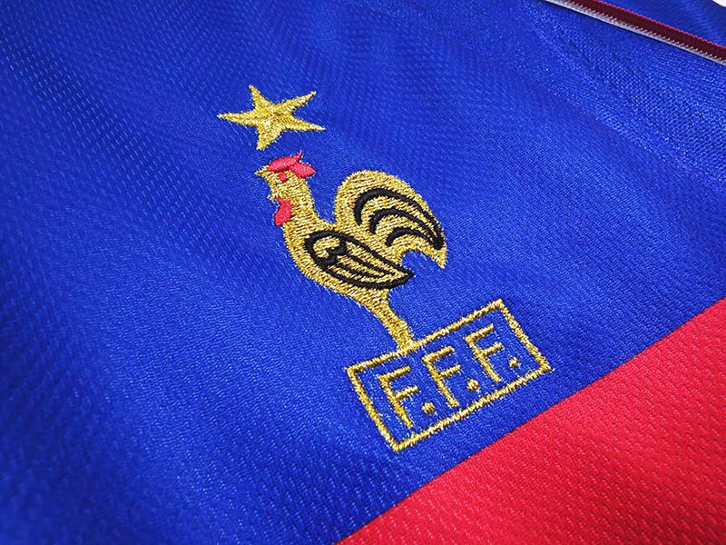 1998 France Home Retro Football Jersey 1:1 Copy (S~2XL)