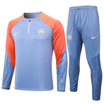 2024/2025 Inter Milan Half-Pull Training Suit Bice Set (S~2XL)