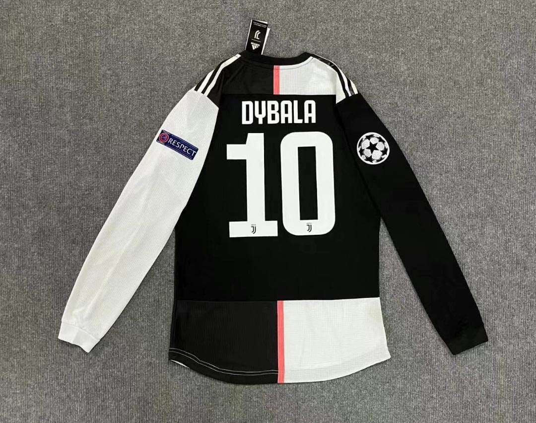 2019-2020 Juventus Home Football Jersey Long Sleeve 1:1 Copy