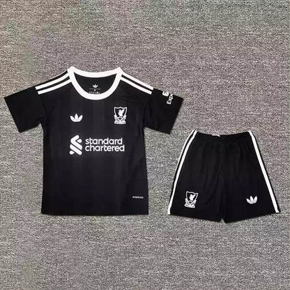 Liverpool 2025/26 Goalkeeper Football Full Kit Black (KIDS) - AIDK Sport