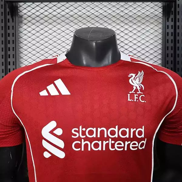 Liverpool FC 2025/26 Home Football Kit 1:1 Copy (Player Version)