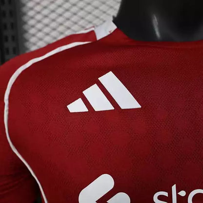 Liverpool FC 2025/26 Home Football Kit 1:1 Copy (Player Version)