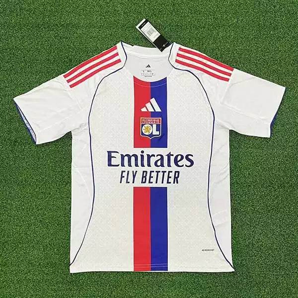 Lyon 2025/26 Home Football Jersey Fan Version (S~4XL) - AIDK Sport