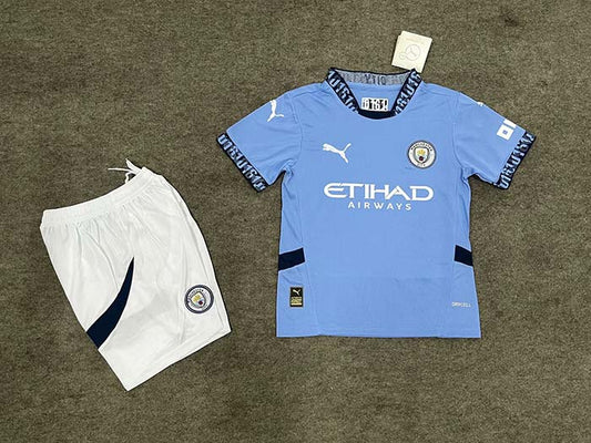 Manchester City 2024/25 Home Football Full Kit 1:1 Copy (KIDS)