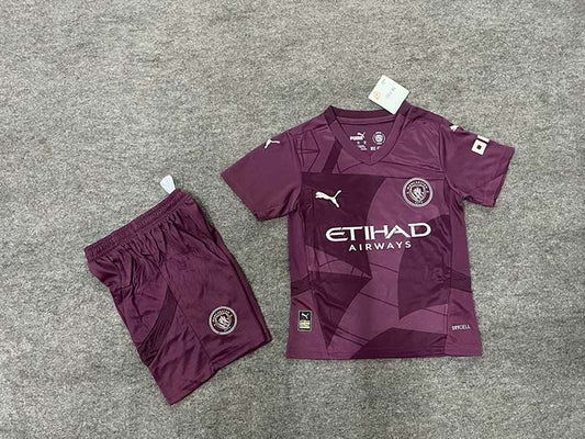 Manchester City 2024/25 Third Football Full Kit 1:1 Copy (KIDS)