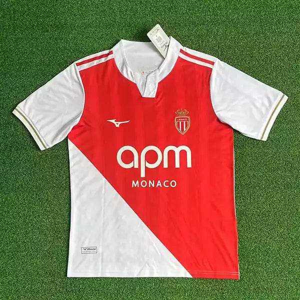 AS Monaco 2025/26 Home Football Jersey Fan Version (S~4XL) - AIDK Sport