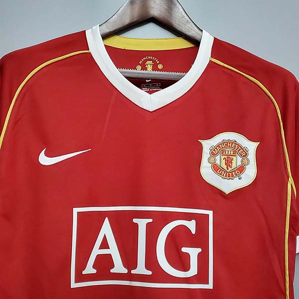 2006-2007 Manchester United Home Football Jersey 1:1 Copy (S~2XL)