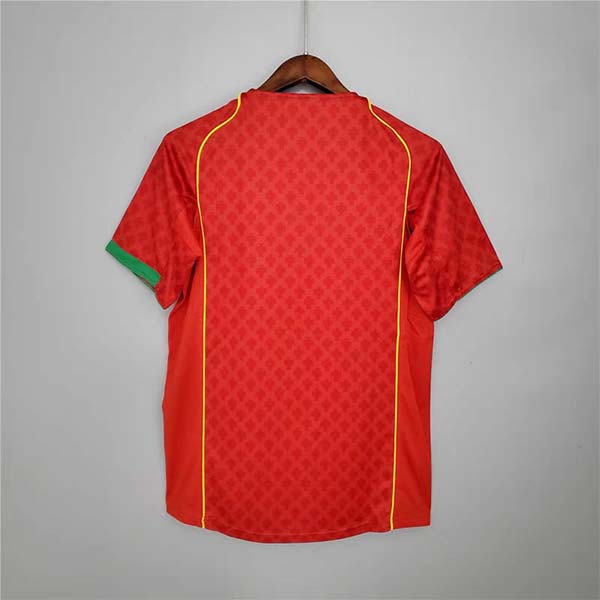 2004 Portugal Home Retro Football Jersey 1:1 Copy (S~2XL)