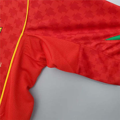 2004 Portugal Home Retro Football Jersey 1:1 Copy (S~2XL)