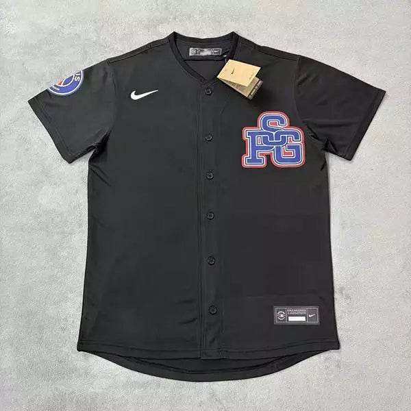 Paris Saint-Germain PSG x MLB Nike Limited Jersey Black (S~4XL) - AIDK Sport