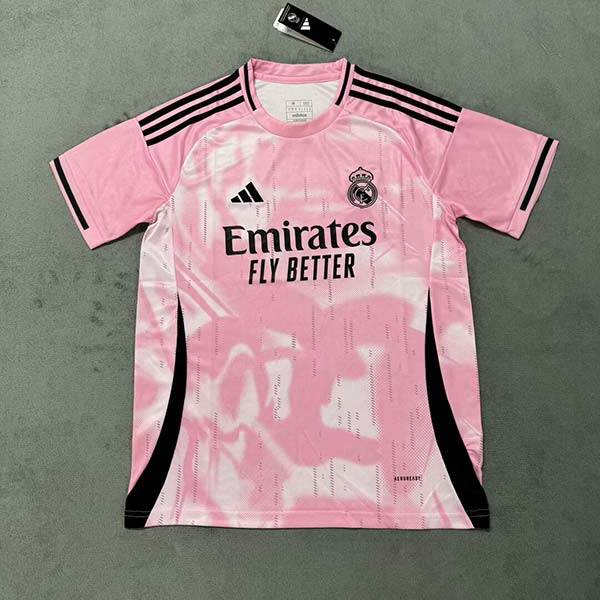 Real Madrid 2025/26 Special Edition Football Jersey Pink 1:1 Copy (S~2XL) - AIDK Sport