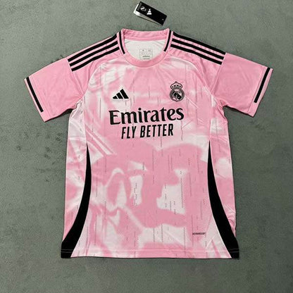 Real Madrid 2025/26 Special Edition Football Jersey Pink 1:1 Copy (S~2XL) - AIDK Sport