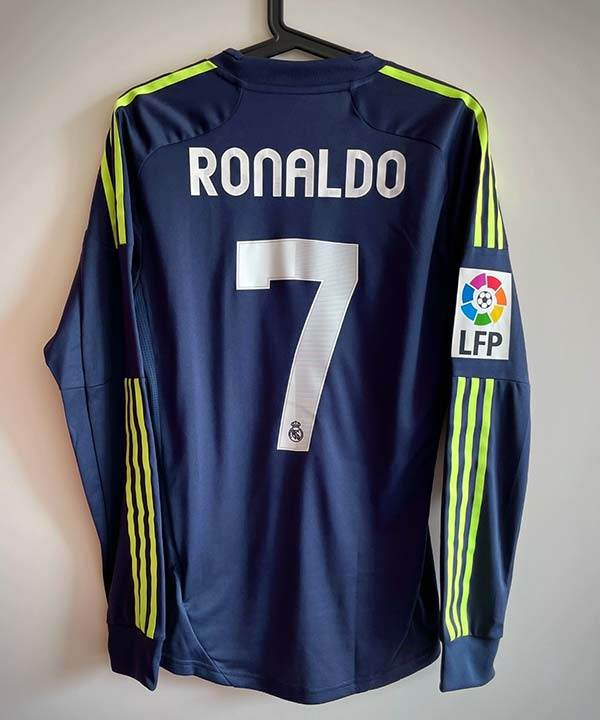 2012-13 Real Madrid Away Football Jersey Long Sleeve 1:1 Copy - AIDK Sport