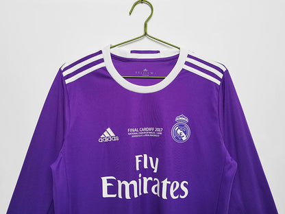 2016-17 Real Madrid Away Football Jersey Long Sleeve 1:1 Copy