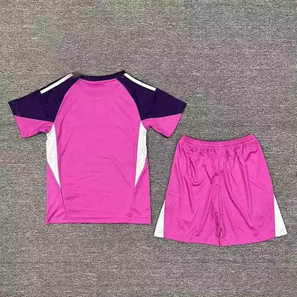 Real Madrid 2025/26 Goalkeeper Football Full Kit Purple (KIDS) - AIDK Sport