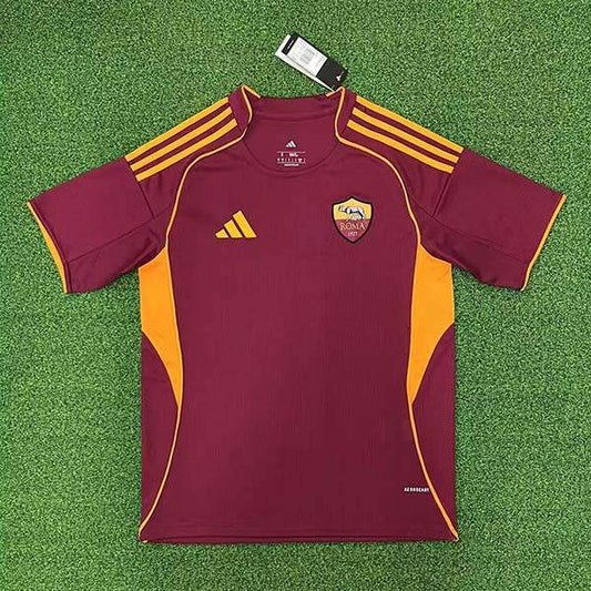 AS Roma 2025/26 Home Football Jersey 1:1 Copy (S~4XL) - AIDK Sport