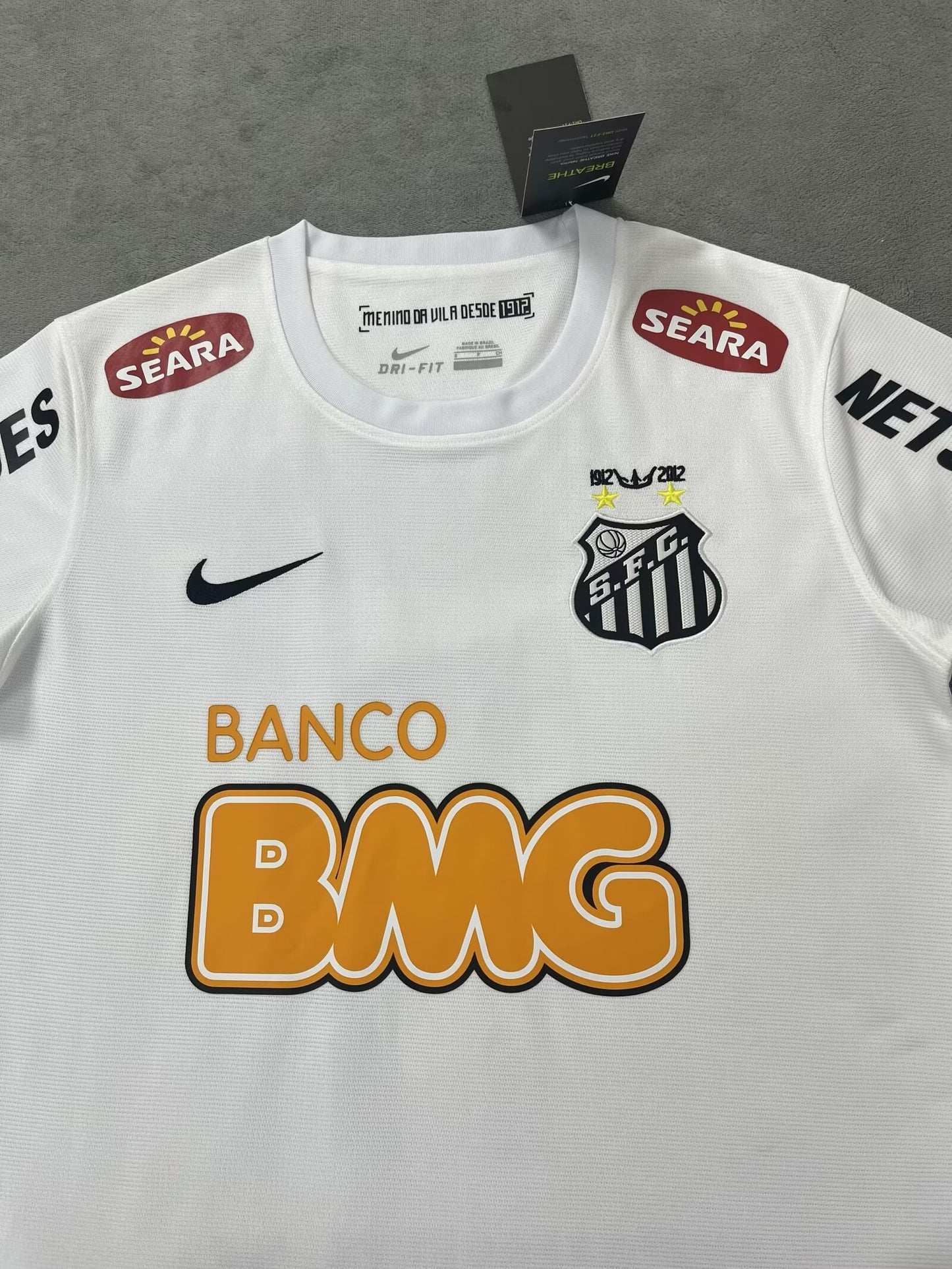 2012-2013 Santos Home Football Jersey NEYMAR #11