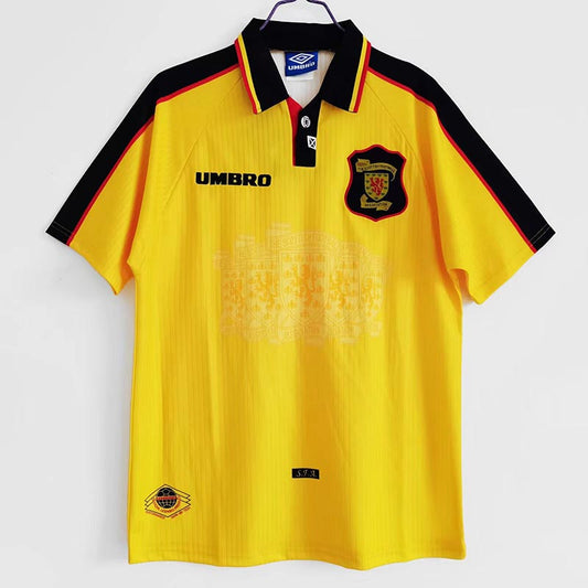 1996-98 Scotland Away Retro Football Jersey 1:1 Copy (S~2XL)