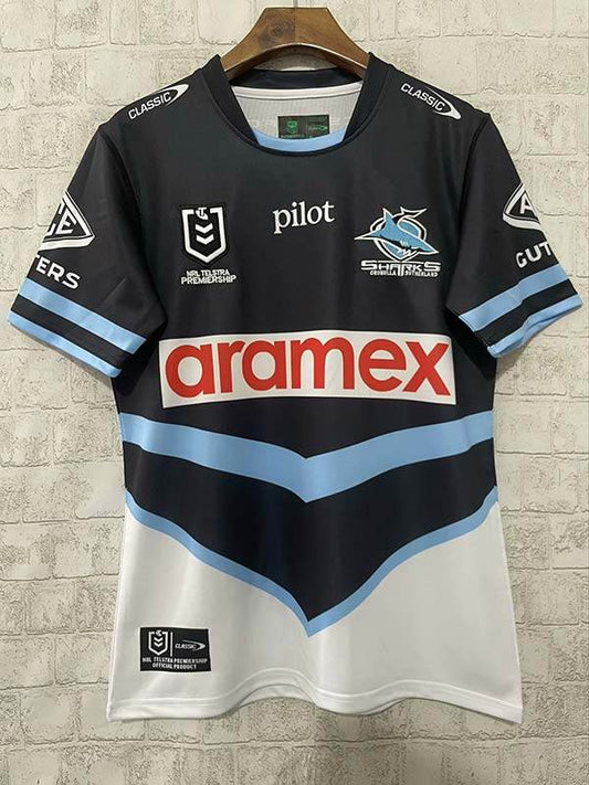 NRL Cronulla-Sutherland Sharks 2025 Mens Replica Away Rugby Football Jersey (S-5XL) - AIDK Sport
