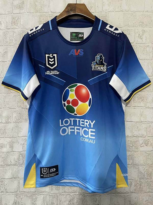 NRL Gold Coast Titans 2025 Mens Replica Home Rugby Football Jersey (S-5XL) - AIDK Sport