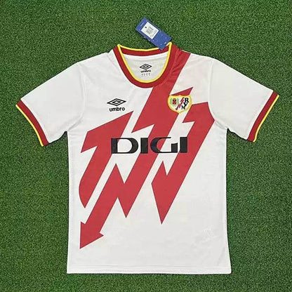 Rayo Vallecano 2025-26 Home Football Jersey 1:1 Copy (S~4XL) - AIDK Sport
