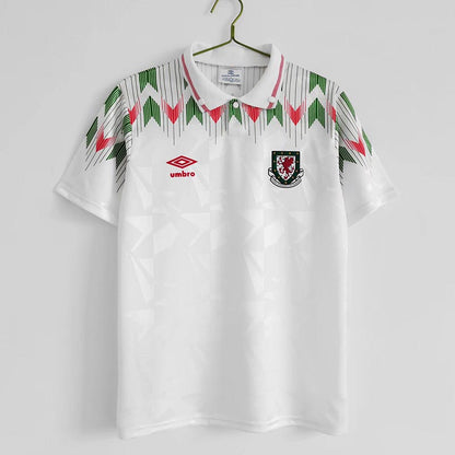 1990-92 Retro Wales Away Football Jersey 1:1 Thai Quality (S~2XL)